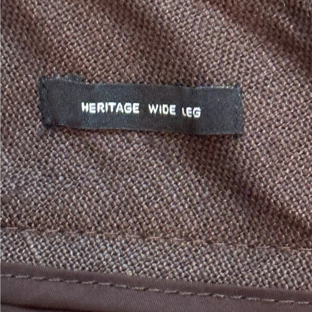 Talbots Brown Women’s 14 Heritage wide leg Pure Irish Linen pant ☘️ 👖 NWT - Picture 12 of 15